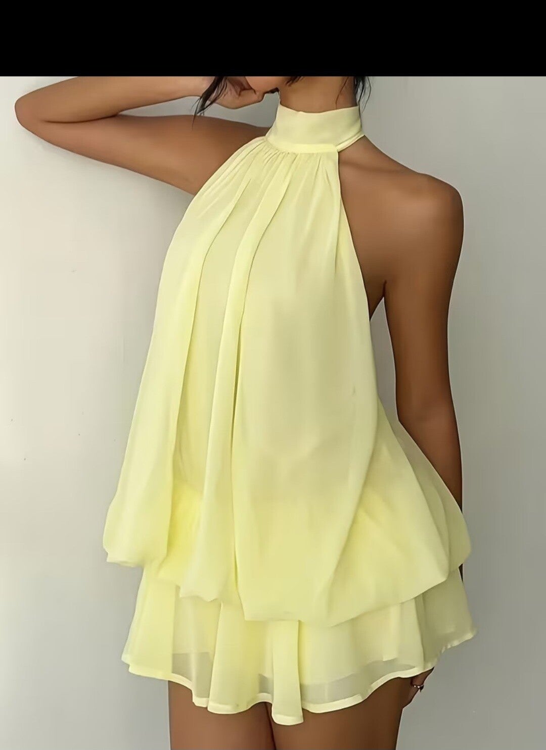 Lemon Luxe Halter Set