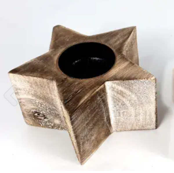 kerst sterretjes voor de kaarsjes