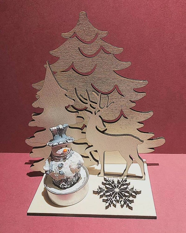 kerst deco hout diverse