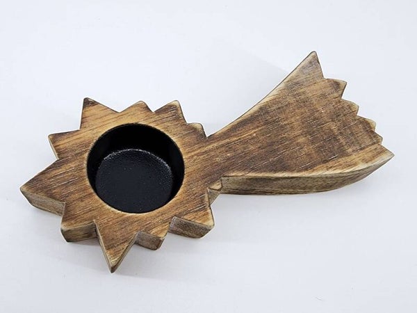 waxinehouder vallende ster 3x17cm