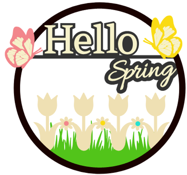 Spring -Lente Cirkel, Em deco creatie