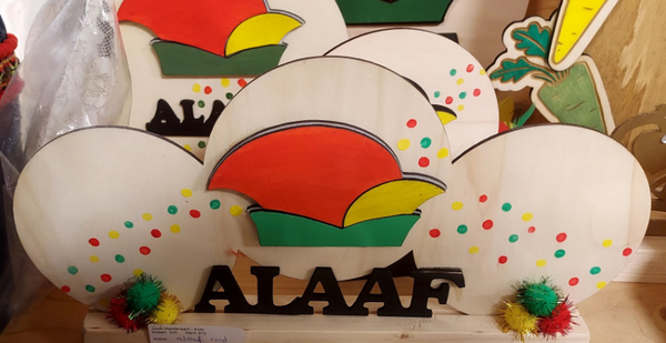 3bol met stippen en muts