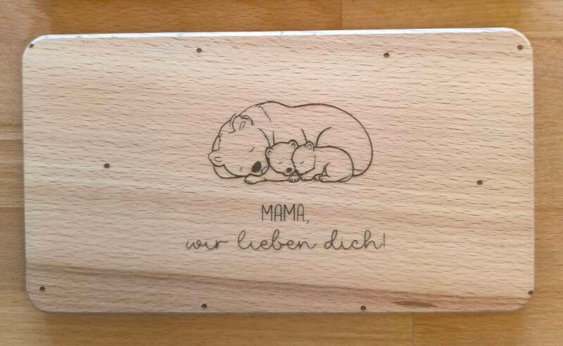 Frühstücksbrett Mama/Grosi/Gotti/Freundin (weitere Motive folgen)