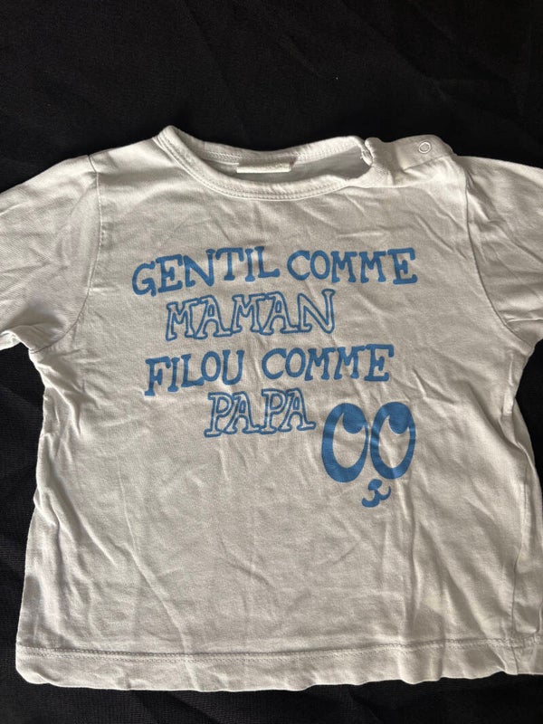 T-shirt manche longue 12 mois