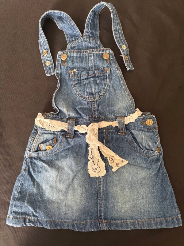 Robe salopette 24 mois fille