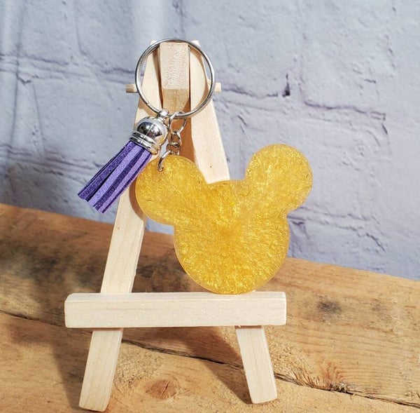 RESIN MICKEY MOUSE KEYCHAIN