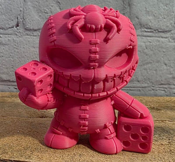 3D PRINTED MEAN VOODOO DOLL