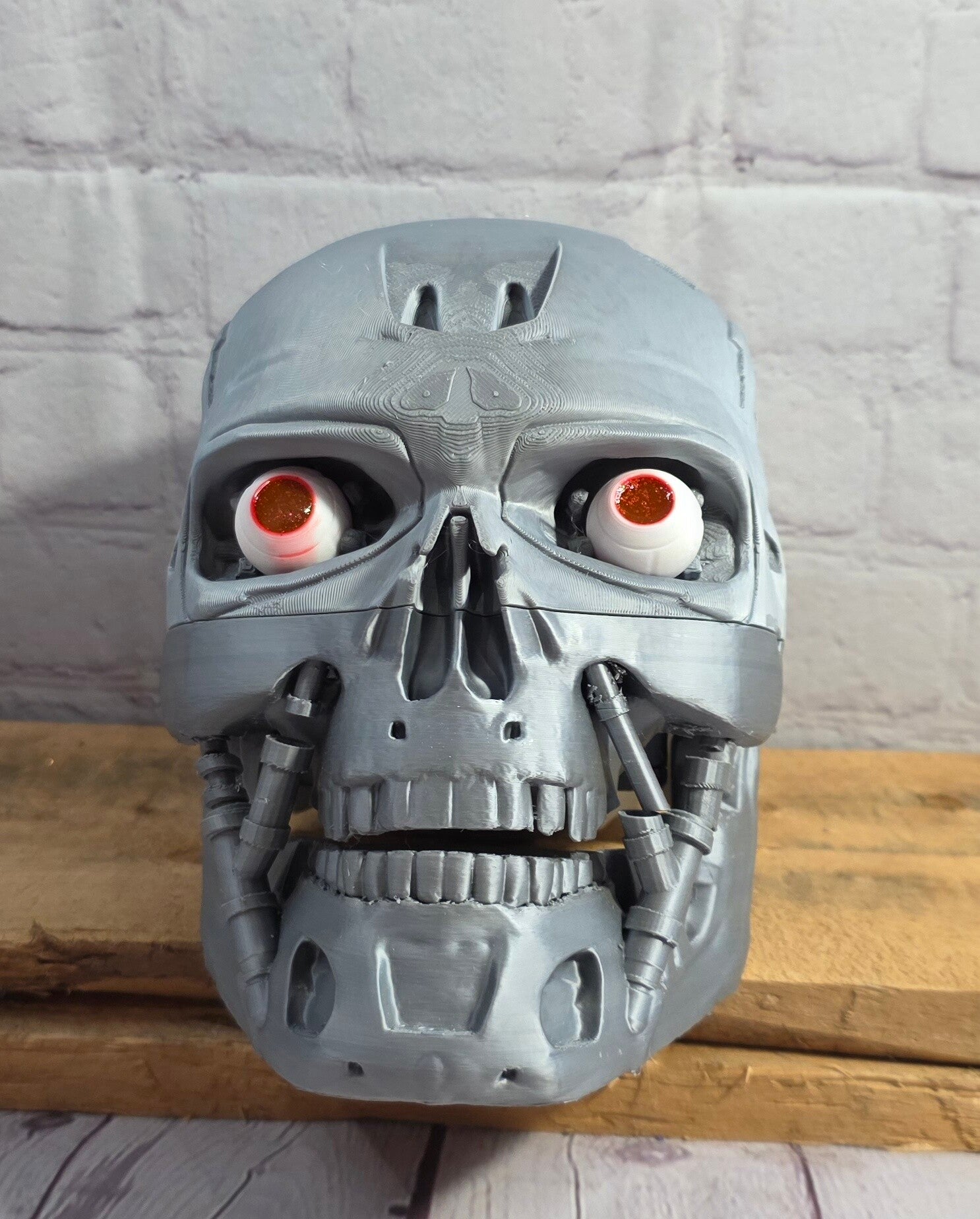 3D PRINTED TERMINATOR SKULL