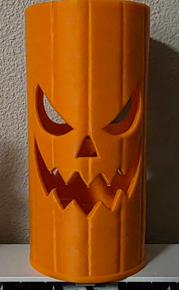 3D PRINTED SLIM PUMPKIN KOOZIE