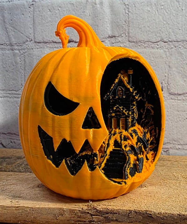 3D PRINTED PUMPKIN