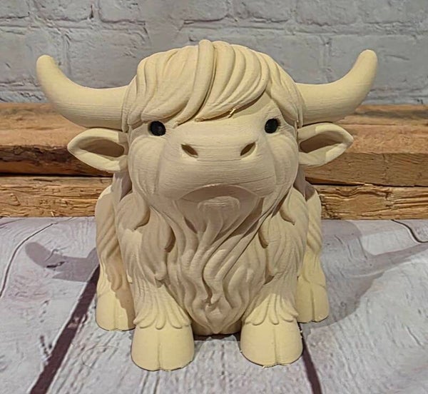 3D HIGHLAND COW PEN/PENCIL HOLDER