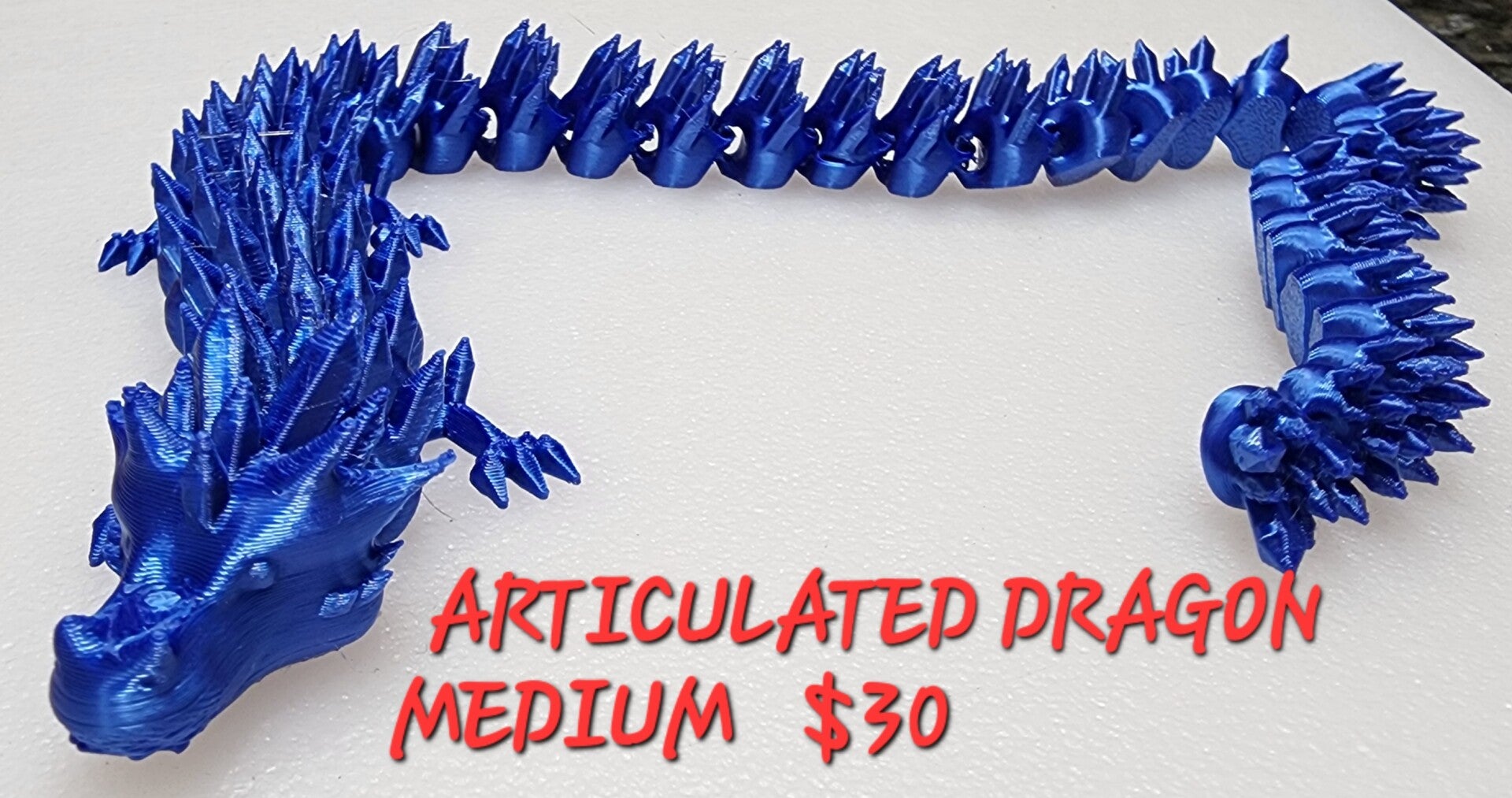 3D ARTICULATED DRAGON MEDIUM