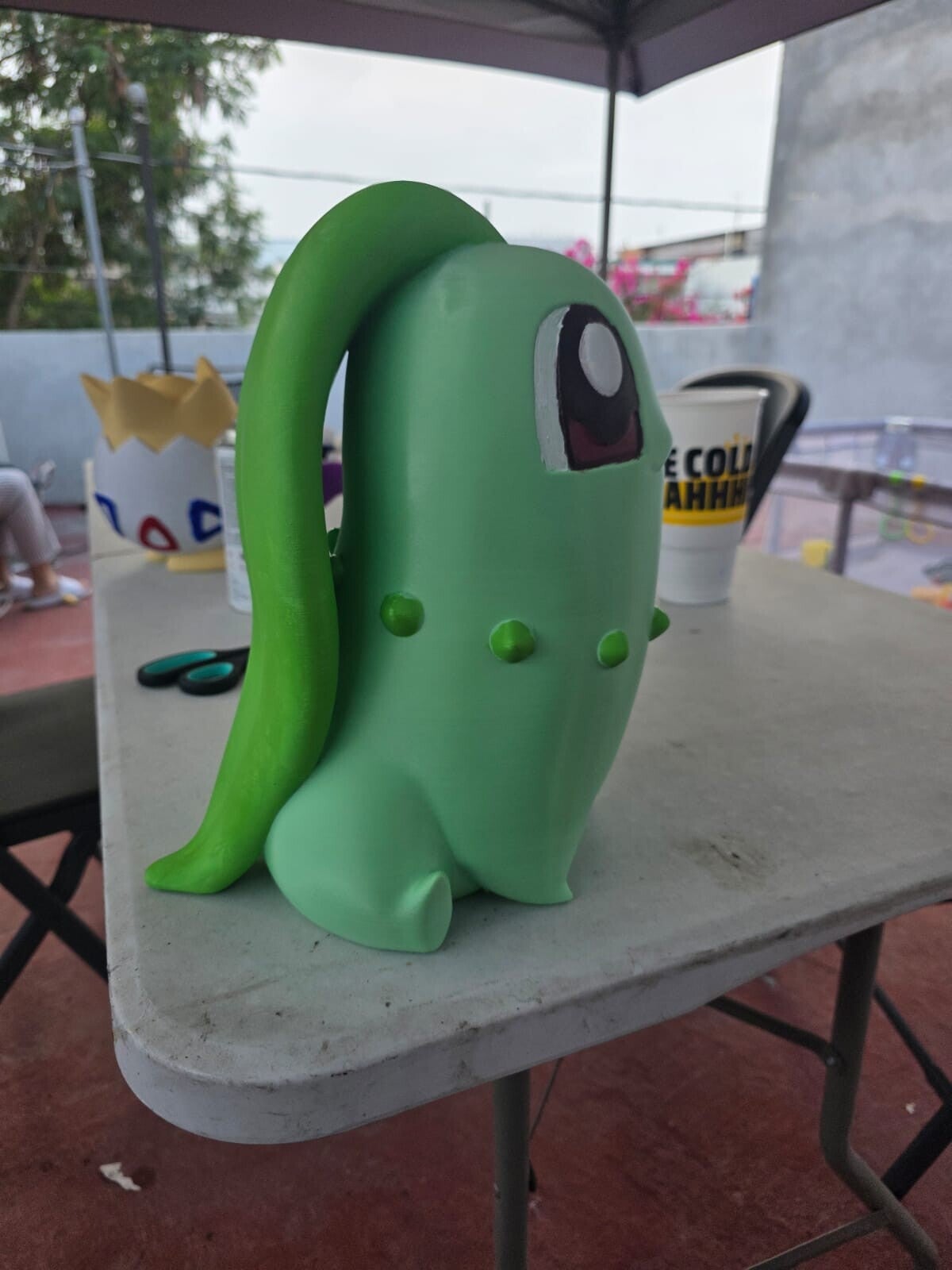 ALCANCIA DE D30CM HECHA EN IMPRESORA 3D DE CHIKORITA