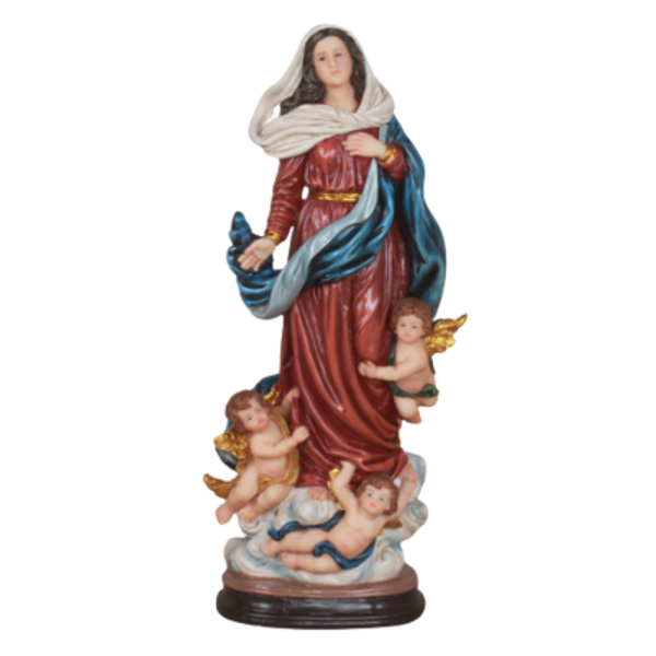 RS01-0072 12" Santa Maria And Angels