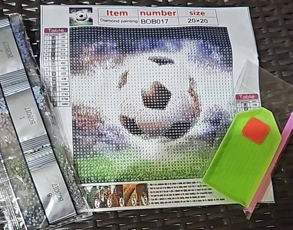 2020-0026 - Football DIY Diamond Art Kit 20x20