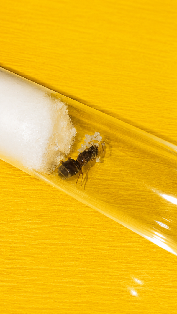 Lasius Grandis koningin met broed