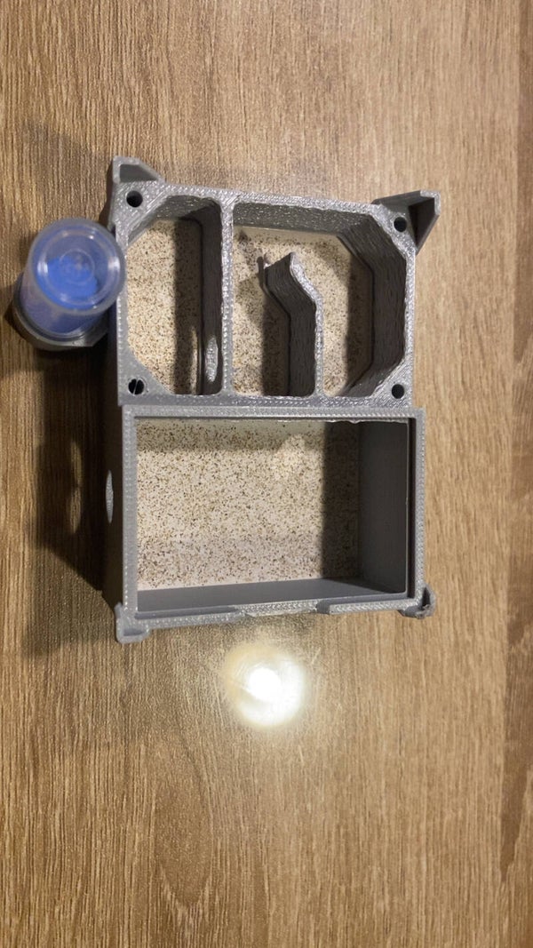 3D geprint nest met schoonheidsfoutje