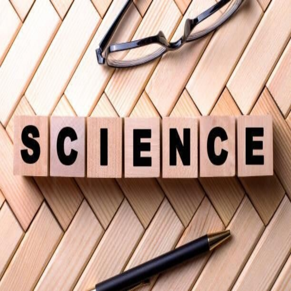 Auf einer Tafel steht das Wort 'science' in geschwungener, weißer Schrift, Kontext  Blog Jenseitskontakte Jana Lorenz,