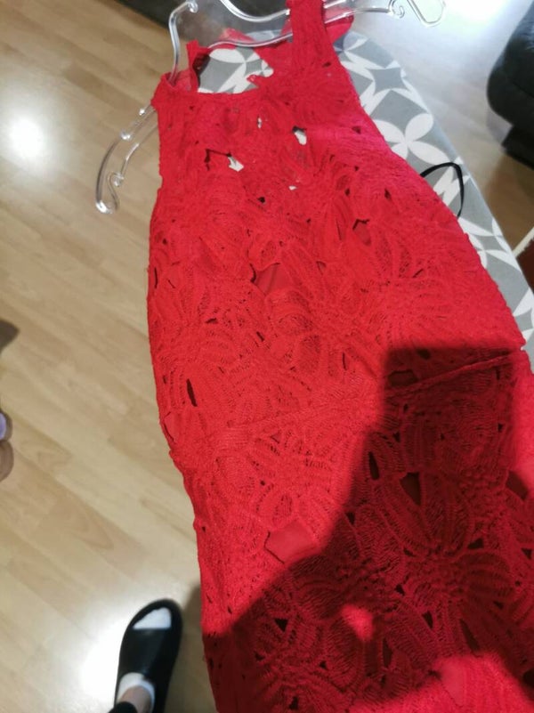 Sukienka mini r. 34 XS Vila kolor czarny gofrowa z falbaną