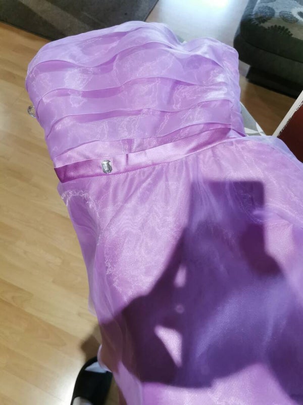 Sukienka mini r. 34 XS Vila kolor czarny gofrowa z falbaną