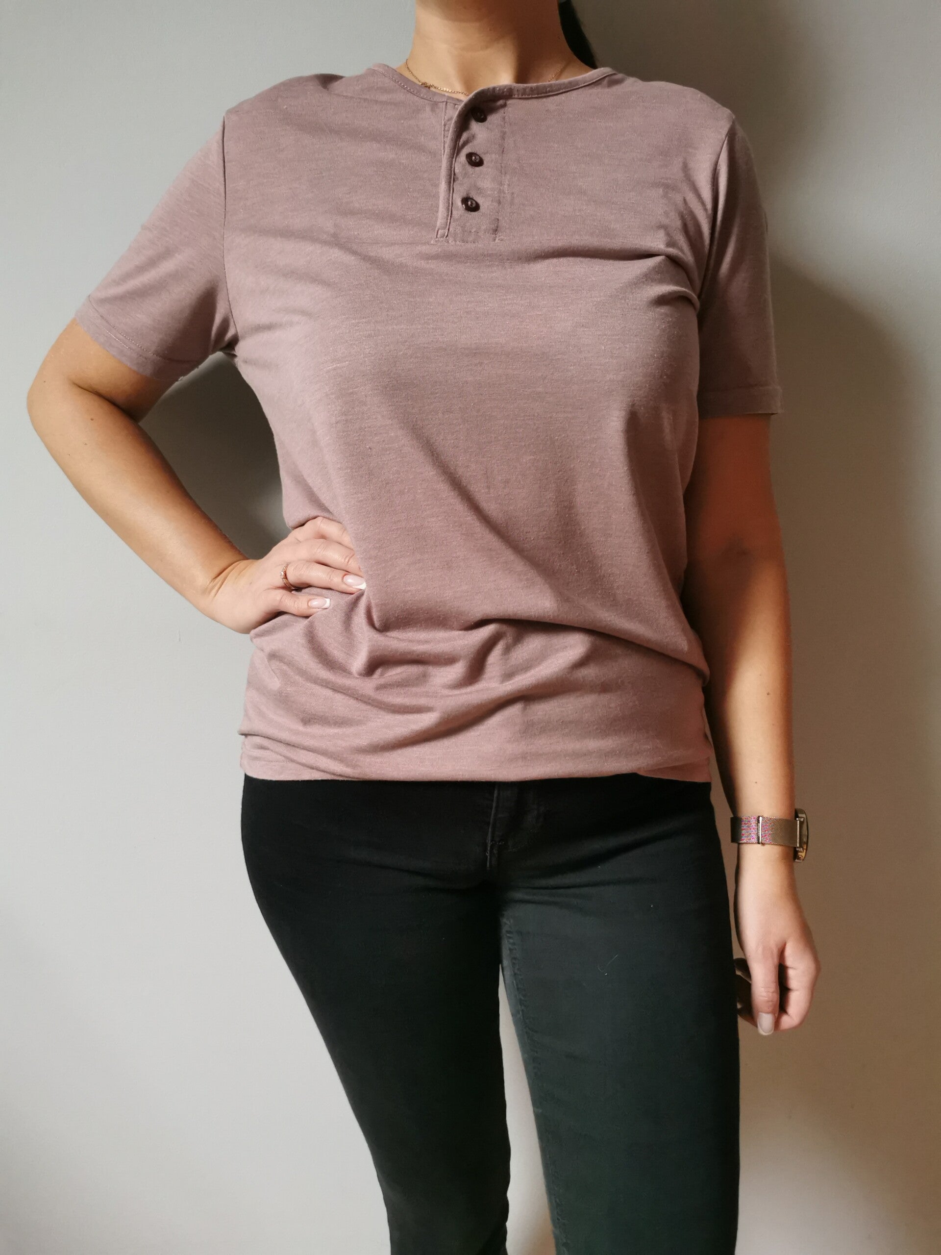 Bluzka z krótkim rękawem River Island r. 36 S kolor różowy, fioletowy