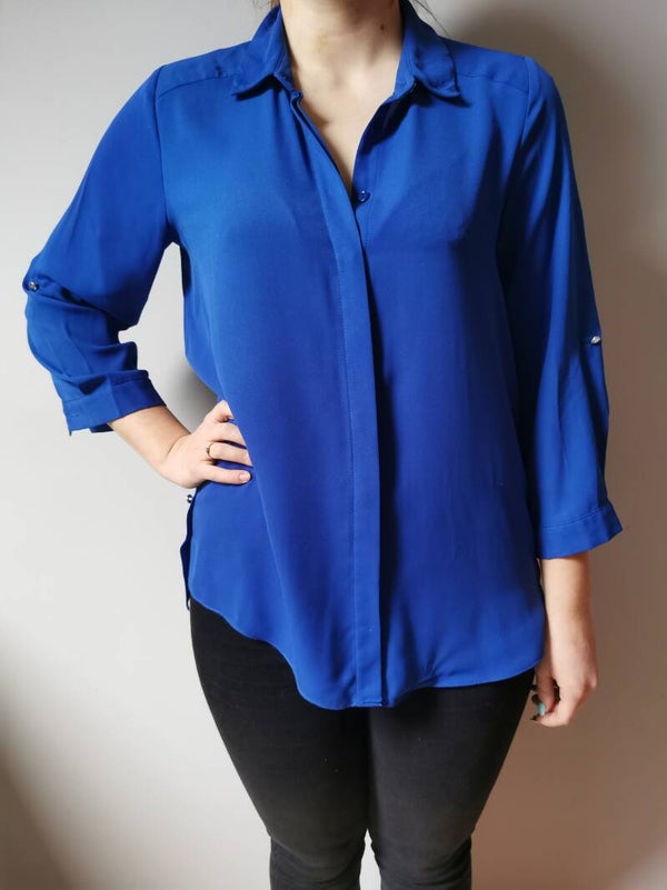 Koszula rozpinana Dorothy Perkins r. 38 M kolor niebieski