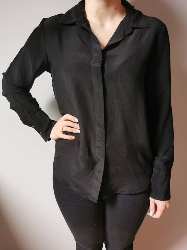 Koszula rozpinana Mango r. 38 M kolor czarny