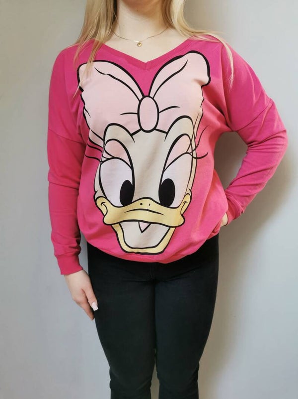 Bluza wciągana AWSARRE r. 38 M kolor różowy, postacie Disneya