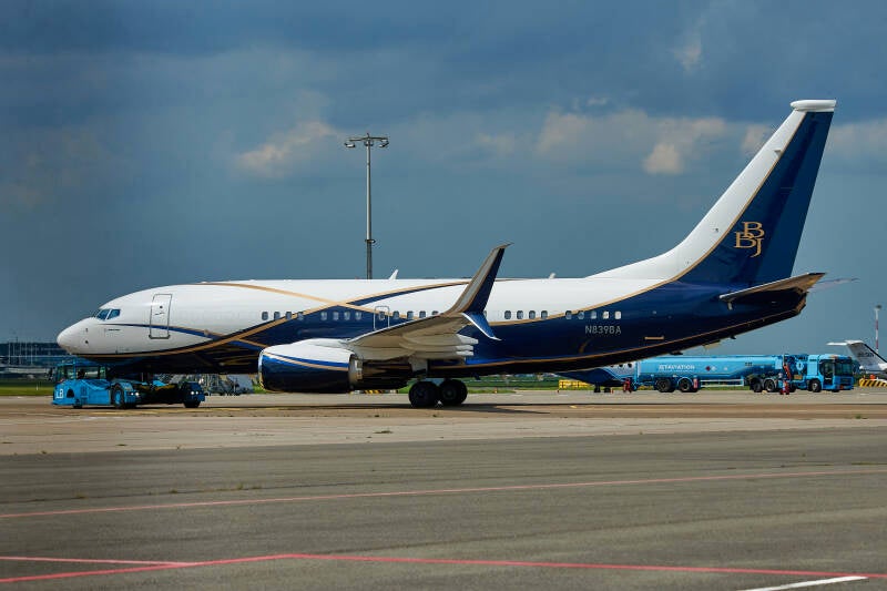 Boeing 737-77Z(WL) BBJ N839BA Boeing Co.