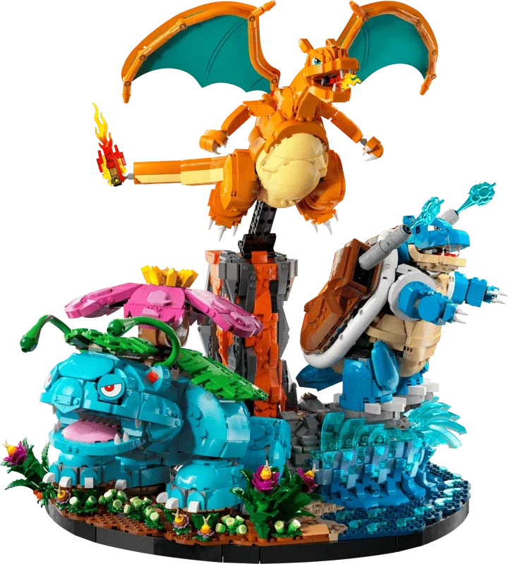 🔥 LEGO® Pokémon™ Venusaur, Charizard & Blastoise
