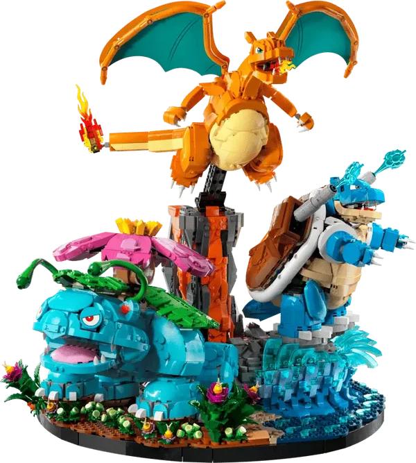 🔥 LEGO® Pokémon™ Venusaur, Charizard & Blastoise