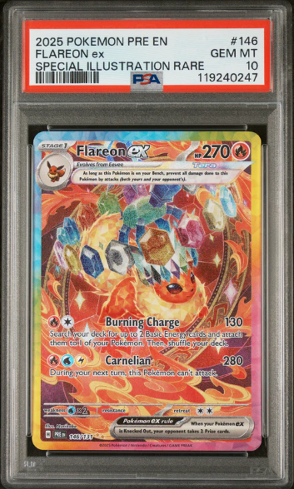 PSA 10 FLAREON ex SPECIAL ILLUSTRATION RARE