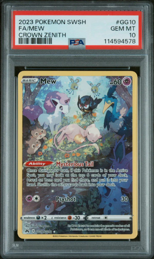 PSA 10 FA/MEW CROWN ZENITH