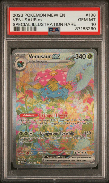 PSA 10 VENUSAUR ex SPECIAL ILLUSTRATION RARE