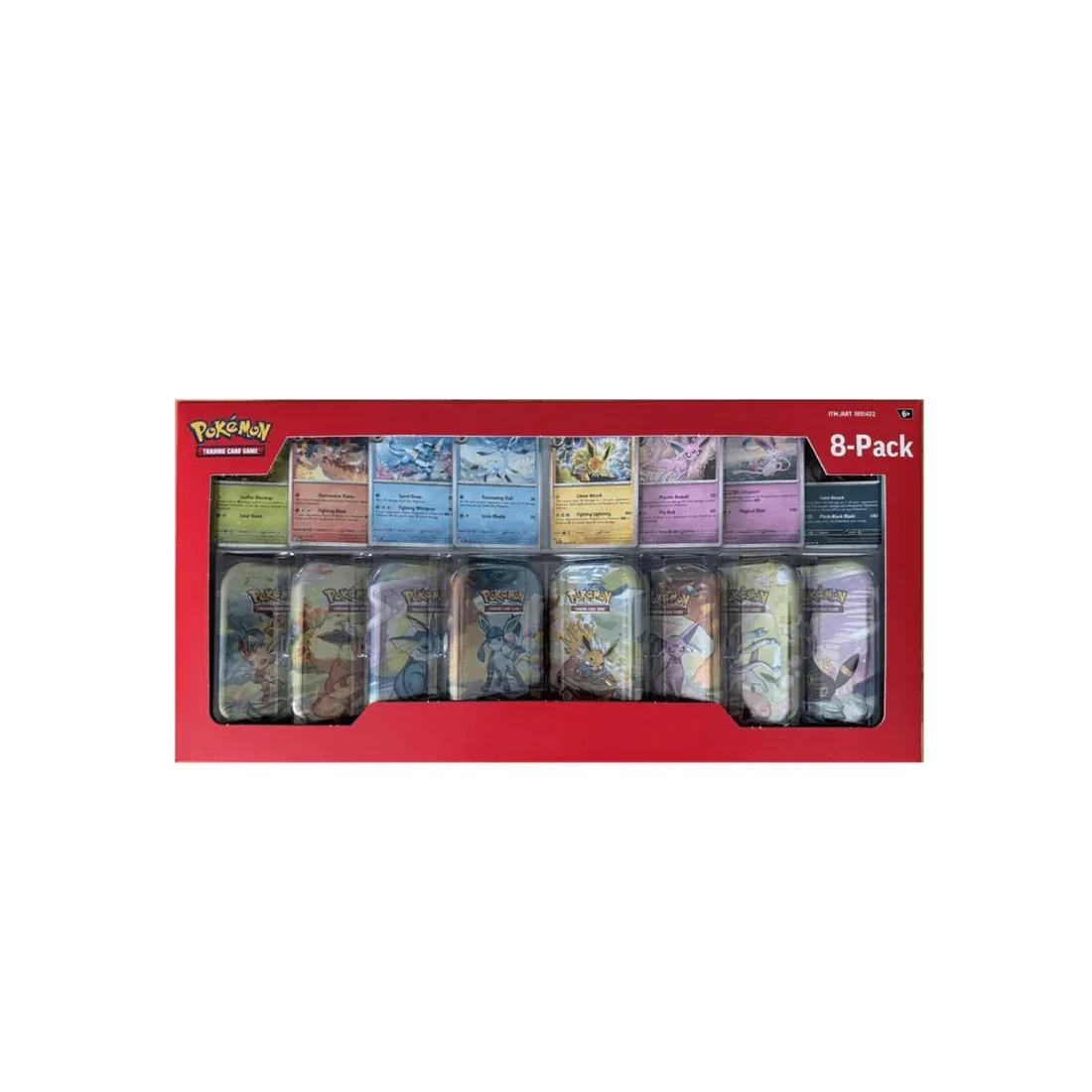 🛢️ Pokémon Prismatic Evolutions Costco 8-Pack Tin 🛢️