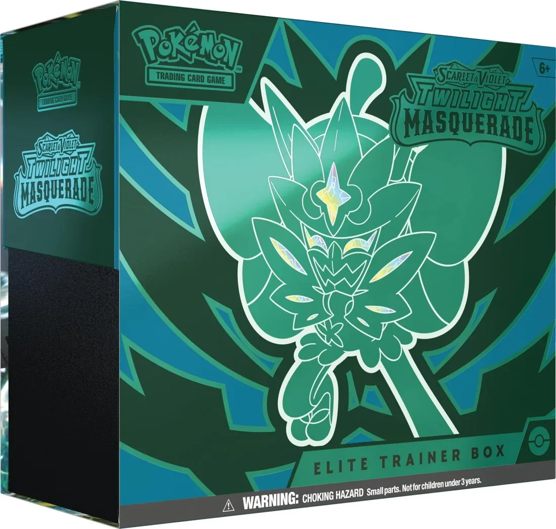 🎭🌙 Pokémon Twilight Masquerade Elite Trainer Box – Masked Mysteries! 🌙🎭