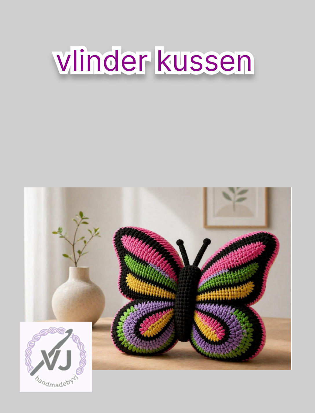 Vlinder Kussen