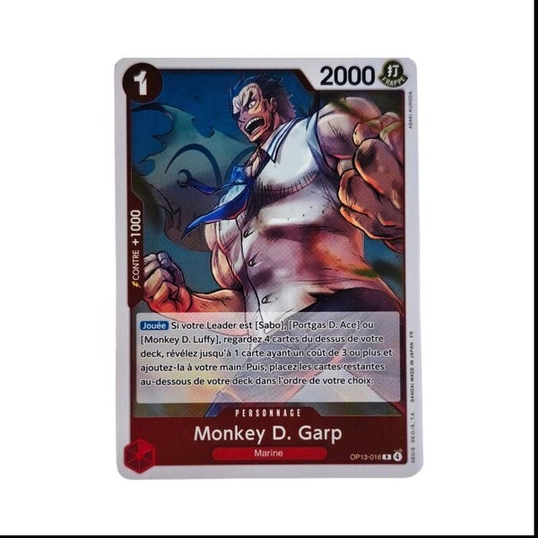 Monkey D. Garp – Carte One Piece TCG – Personnage – OP13 – 016/129 – Version Française 🇫🇷