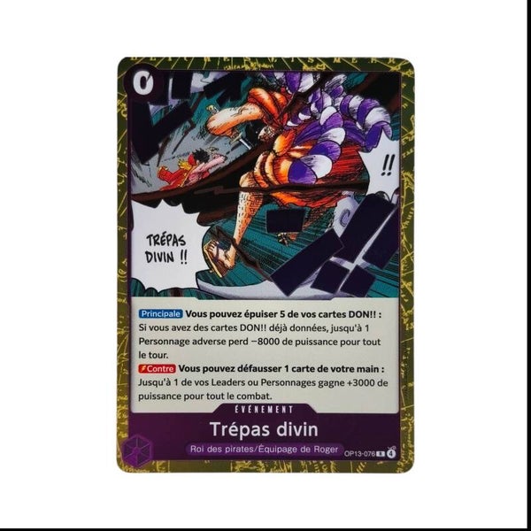 Trépas divin – Carte One Piece TCG – Événement – OP13 – 076/129 – Version Française 🇫🇷