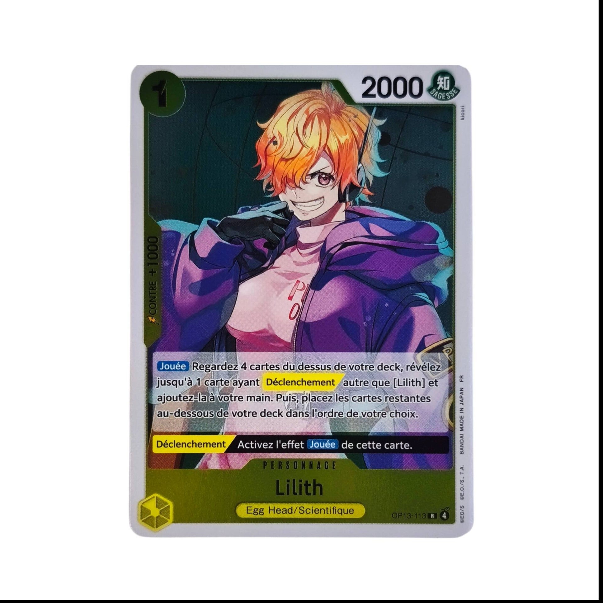 Lilith – Carte One Piece TCG – Personnage – OP13 – 113/129 – Version Française 🇫🇷