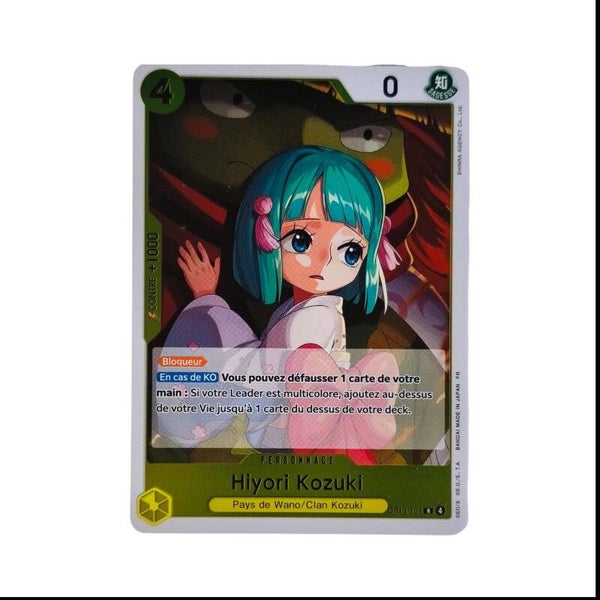 Hiyori Kozuki – Carte One Piece TCG – Personnage – OP13 – 104/129 – Version Française 🇫🇷
