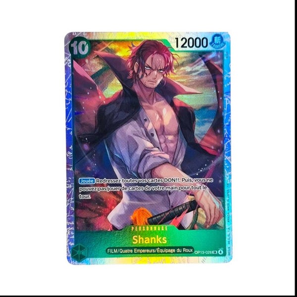 Shanks – Carte One Piece TCG – Personnage – OP13 – 028/129 – Version Française 🇫🇷