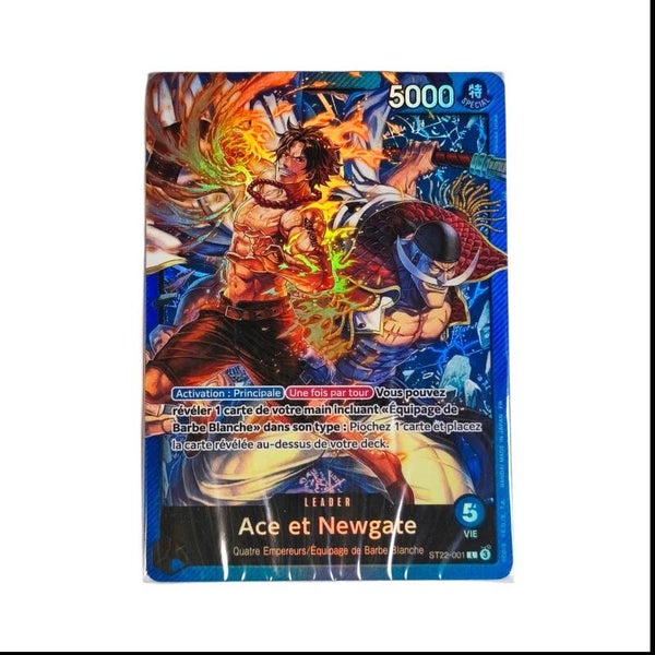 Deck One Piece TCG – Ace et Newgate – Starter Deck ST22 – Version Française 🇫🇷