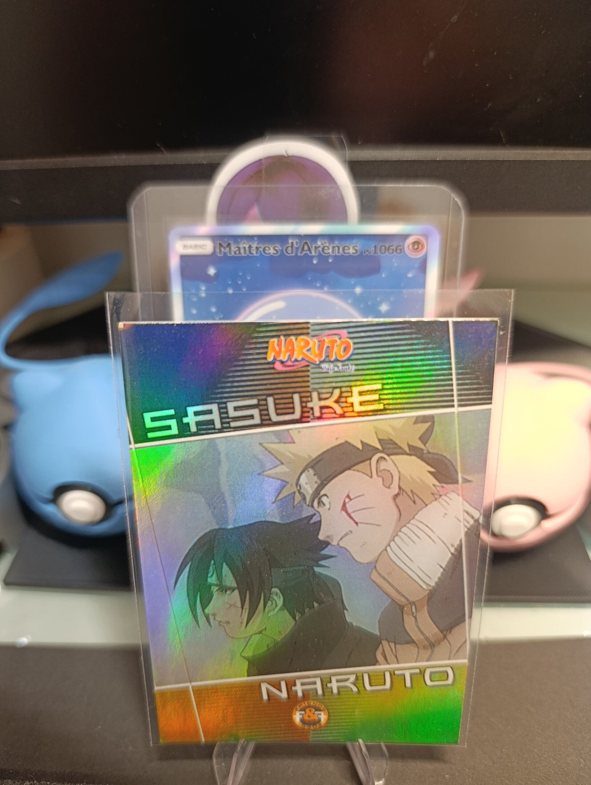 FF4 Sasuke – Naruto Panini 2002 – Carte Holographique Française 🇫🇷✨