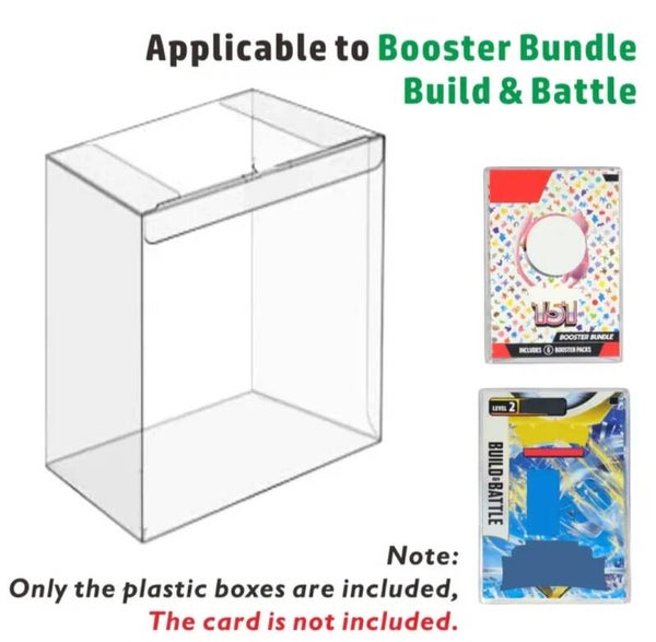 Case Plastique Booster Bundle Pokémon – Protection PET 0.45 mm
