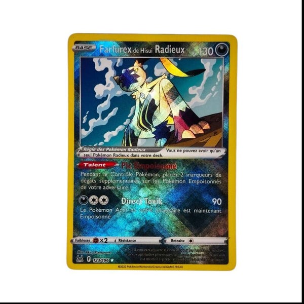 Farfurex de Hisui Radieux 123/196 – Rare Radieuse – Astres Radieux – Pokémon – Carte Française 🇫🇷