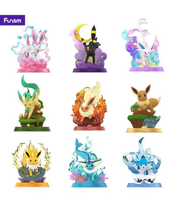 Figurines Pokémon Diorama Evolition Biomes – 5 cm