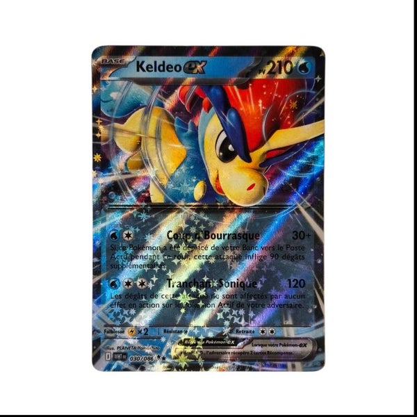 Keldeo EX 030/086 – Ultra Rare – Flammes Noires (BLK) – Pokémon – Carte Française 🇫🇷