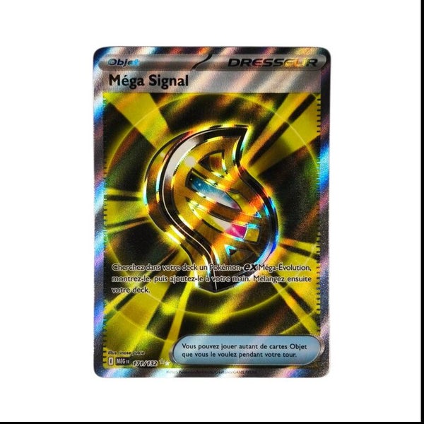 Méga-Signal 171/132 – Méga-Évolution (MEG) – Carte Objet Dresseur Or (Rare Secrète) – Pokémon – Carte Française 🇫🇷