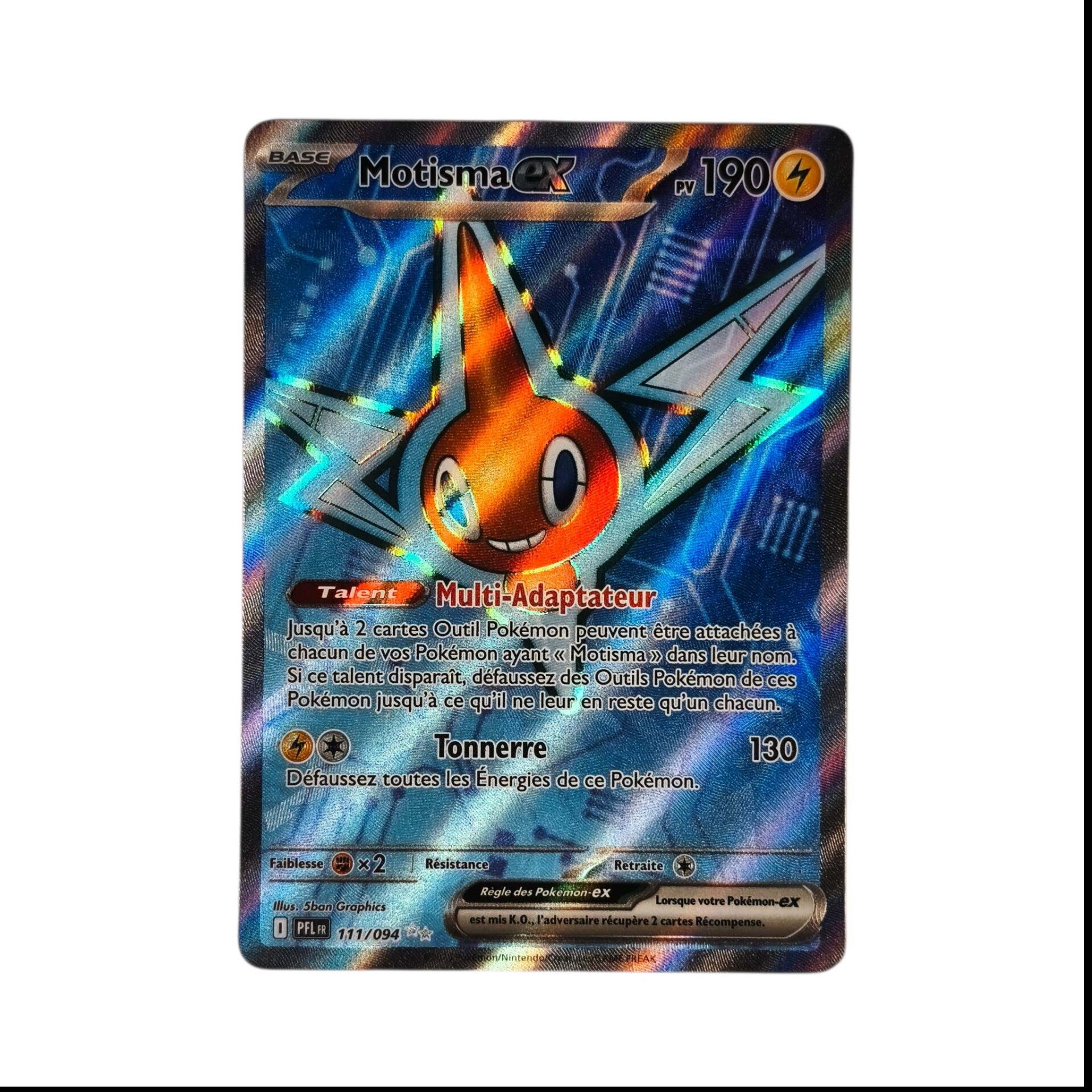 Motisma ex 111/094 – Ultra Rare Full Art – Flammes Fantasmagoriques (PFL) – Pokémon – Carte Française 🇫🇷